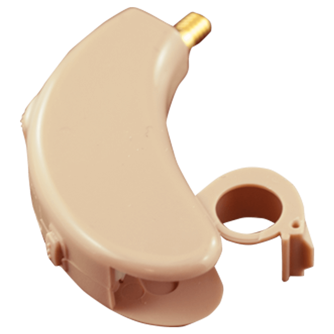 The HearClear™ HCZ3 Digital Hearing Aid is depicted here with it's battery door open.