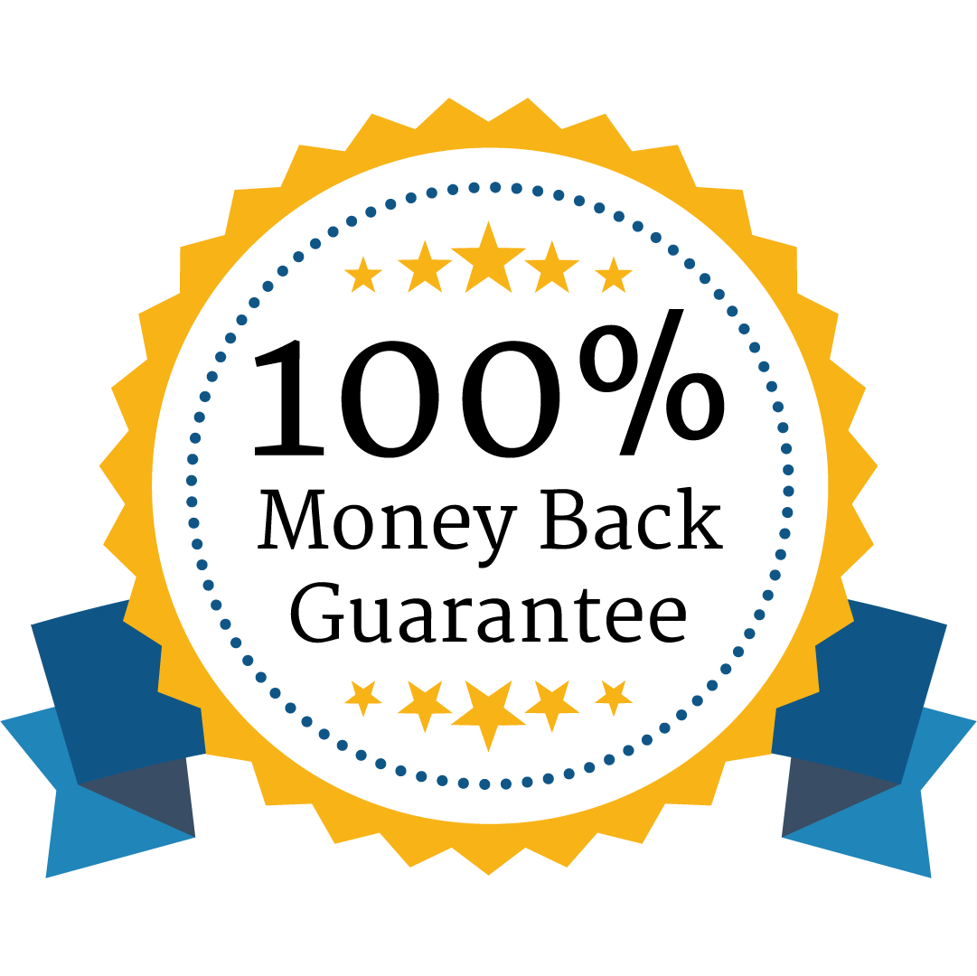 100% money back guarantee on all hearing aid orders.